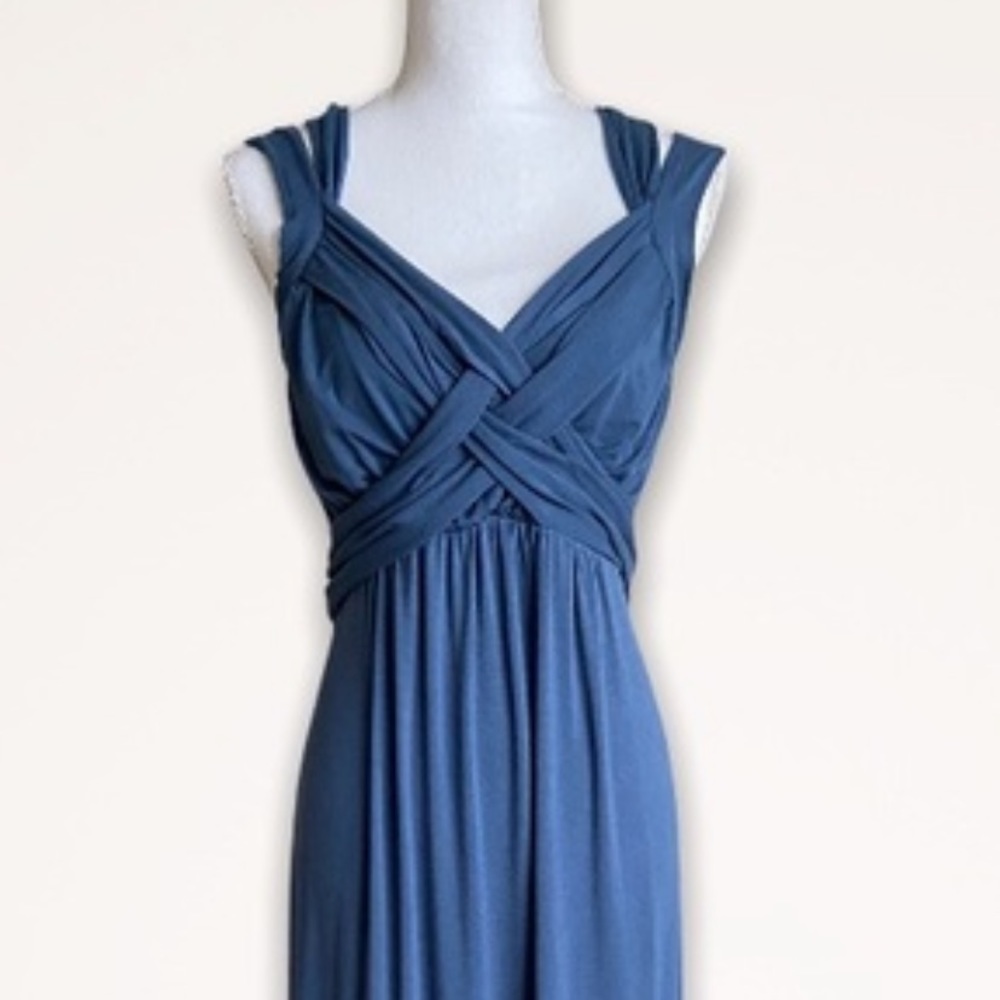 Motherhood Maternity Blue Maxi Dress